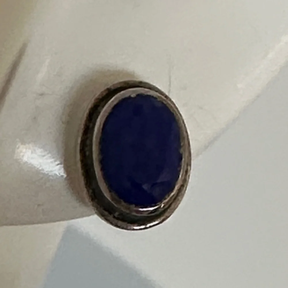925 Sterling Silver Lapis  Earrings